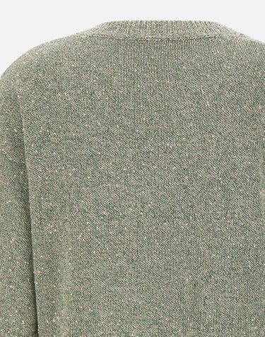 Maglia a V con paillettes 373002 847 KANGRA 