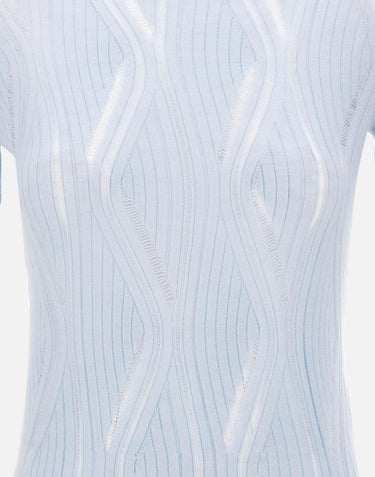 T-shirt in maglia CA6196MA77Q P9580 LIU-JO 