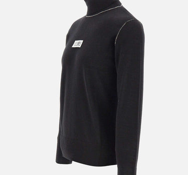 Maglia dolcevita con cuciture a contrasto SH0HA0009 M13037900 MM6 MAISON MARGIELA 