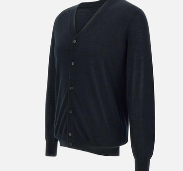 Cardigan  rasato in lana 901704 261 KANGRA 