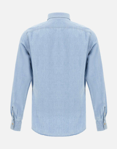 Camicia in misto cotone e lino M75CAMM03 TES0M13108 ELEVENTY 