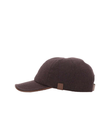 Cappello baseball in cashmere N77CPLN18 TES0N0282405 ELEVENTY 