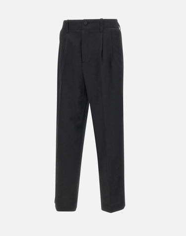 "Slacks" jogger in gabardine di lana GMP01508 P00117090100 GOLDEN GOOSE 