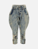 Jeans pinocchietto a palloncino VAQ11P008 BLUE VAQUERA 