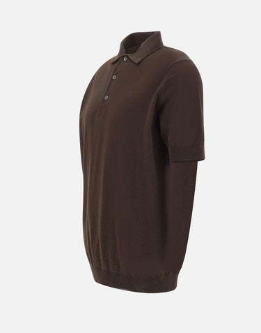 Polo in cotone crêpe PL1MCPAR CR14R190 FILIPPO DE LAURENTIIS 