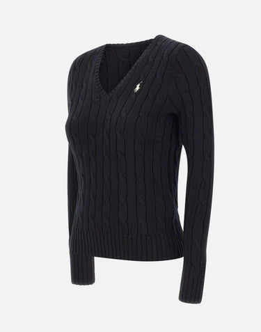 Maglia in cotone a trecce 211971870 002 POLO RALPH LAUREN 