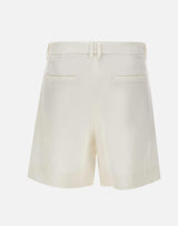 Shorts in stuoia di lino 2619141013600 001 'S MAX MARA 