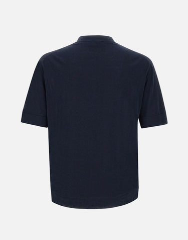 T-shirt in crêpe di cotone TS0MCOV CR14R890 FILIPPO DE LAURENTIIS 