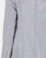 Blazer doppiopetto in misto lana e seta M85GIAJ03 TES0M046130 ELEVENTY 