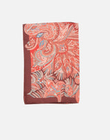 Foulard in seta con motivo paisley floreale WAXA0008 AKI74X0863 ETRO 