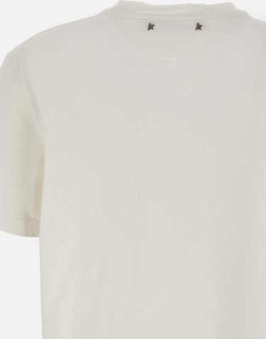 T-shirt in cotone GWP01220 P00063810363 GOLDEN GOOSE 