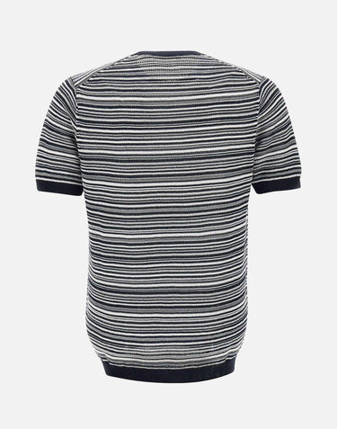 T-shirt in cotone crepe A040 F3000002 PAOLO PECORA 