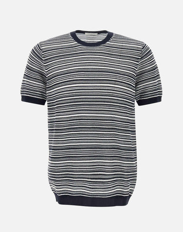 T-shirt in cotone crepe A040 F3000002 PAOLO PECORA 
