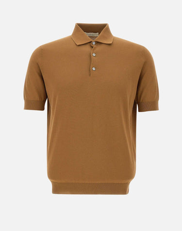 Polo in crepe di cotone PL1MC CR14R090 FILIPPO DE LAURENTIIS 
