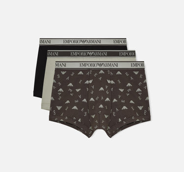 Set tre pack boxer in cotone stretch EM000370 AF20669M7115 EMPORIO ARMANI 