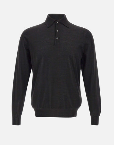 Polo in lana e cashmere PL1ML LSC18R990 FILIPPO DE LAURENTIIS 