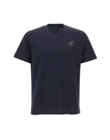 T-shirt in cotone con logo 16311627 050 PAUL&SHARK 