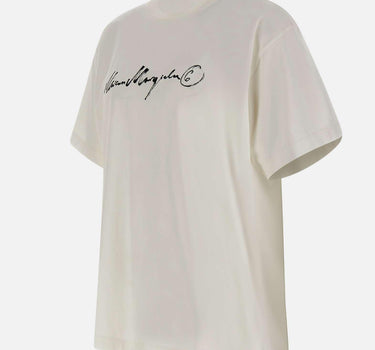 T-shirt con firma Margiela SH0GC0077 M20258101 MM6 MAISON MARGIELA 