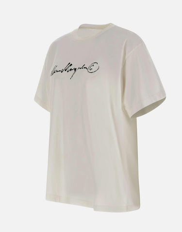 T-shirt con firma Margiela SH0GC0077 M20258101 MM6 MAISON MARGIELA 