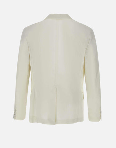 Blazer in cotone e lyocell L031 51271102 PAOLO PECORA 