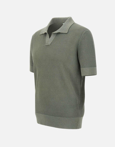 Polo traforata in cotone vintage 301223 025 KANGRA 