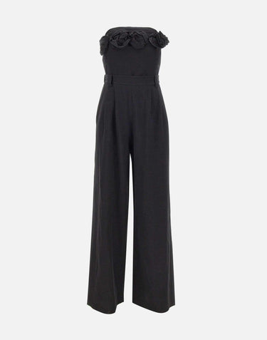 Jumpsuit in lino e viscosa QP5CO038 0001 KAOS 