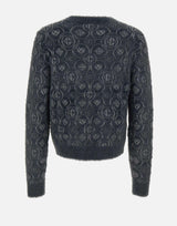 "Fluffy Monogram Jumper" MAW25KW1095 01 CASABLANCA 