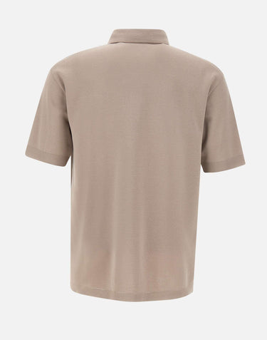Polo in piquet di cotone JPL00125U 520592600 HERNO 