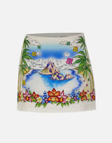 Minigonna in seta "Better days" WSS26SK232 01 CASABLANCA 