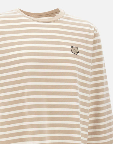 "Bold Fox Head Patch Marin Tee-Shirt" PM00122KJ0044 0393 MAISON KITSUNE' 