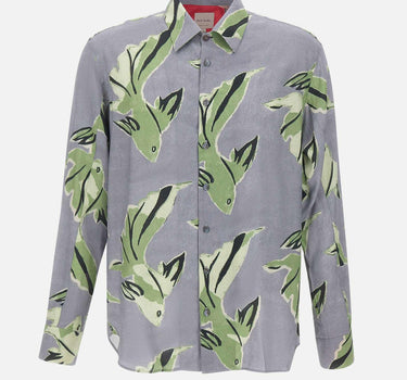 Camicia oversize stampata M1R929ZV02999 59 PAUL SMITH 