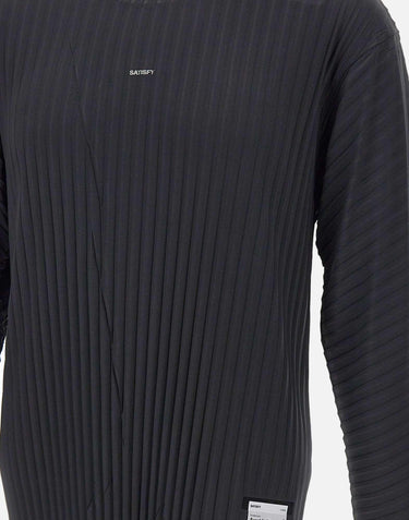 "Auralite Pleated sweater" 11068 BKSA SATISFY 
