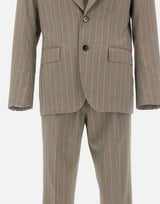 Abito gessato in lana 4032A3748 26313325 MANUEL RITZ 