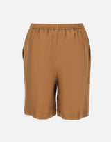 Shorts in seta ZINIALDS MACADAMIA LOULOU DE SAISON 