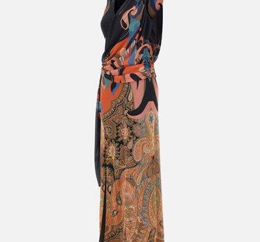 Abito lungo con doppio motivo WRHA0635 99IPS13X0810 ETRO 