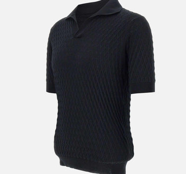 Polo "Skipper" in crepe di cotone PL1MCSK CR14D990 FILIPPO DE LAURENTIIS 