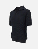 Polo "Skipper" in crepe di cotone PL1MCSK CR14D990 FILIPPO DE LAURENTIIS 