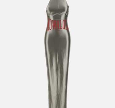 Abito in tessuto tecnico metallizzato MOSS24DR01898 316 MOWALOLA 
