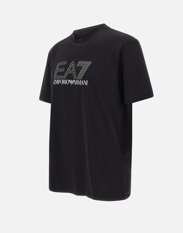 T-shirt "Visibility" in jersey di cotone 7M001307 AF10375UC001 EA7 