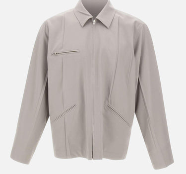 Giacca in misto lana con zip SH0AM0069 M35436858 MM6 MAISON MARGIELA 