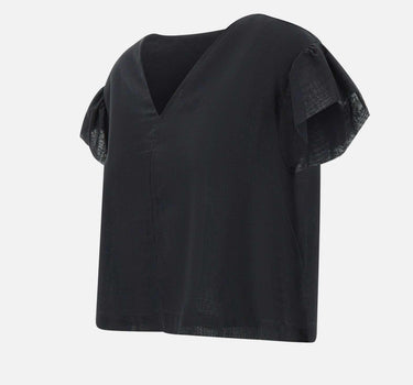 Blusa in mussola di cotone RP1OR003 0001 KAOS 