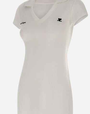 Abito "Sports Polo Heritage" 126JRO807JS0195 HERWHITEBLK COURREGES 
