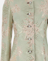 Giacca sartoriale jacquard WT002 LTGREEN JACQUES WEI 