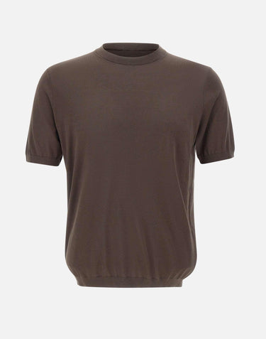Maglia a maniche corte in misto seta e cotone 300421 170 KANGRA 