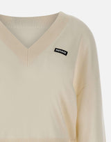 "Knit Vneck sweater" 114309 400 ROTATE BIRGER CHRISTENSEN 