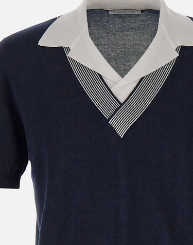 Polo con scollo a V 57145 20652598 GRAN SASSO 