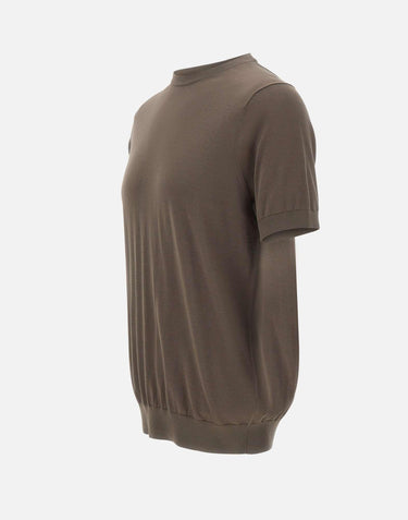 Maglia in cotone a maniche corte DK17036 MORO DIKTAT 