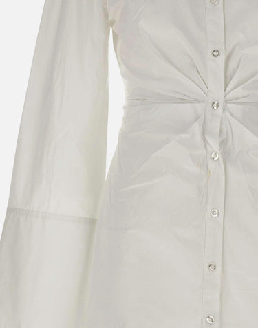 Abito camicia con arricciatura 115162 400 ROTATE BIRGER CHRISTENSEN 