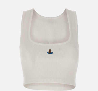 "Cropped rib vest" 1G010011 J009CA401 VIVIENNE WESTWOOD 