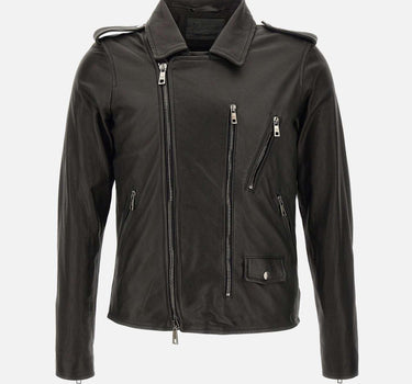 Giacca in pelle GU25F20000VL NERO GIORGIO BRATO 